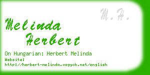 melinda herbert business card